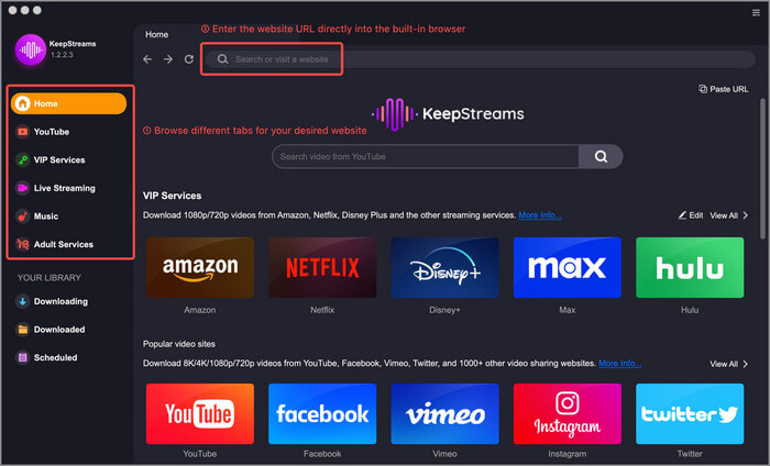 KeepStreams para Disney Plus